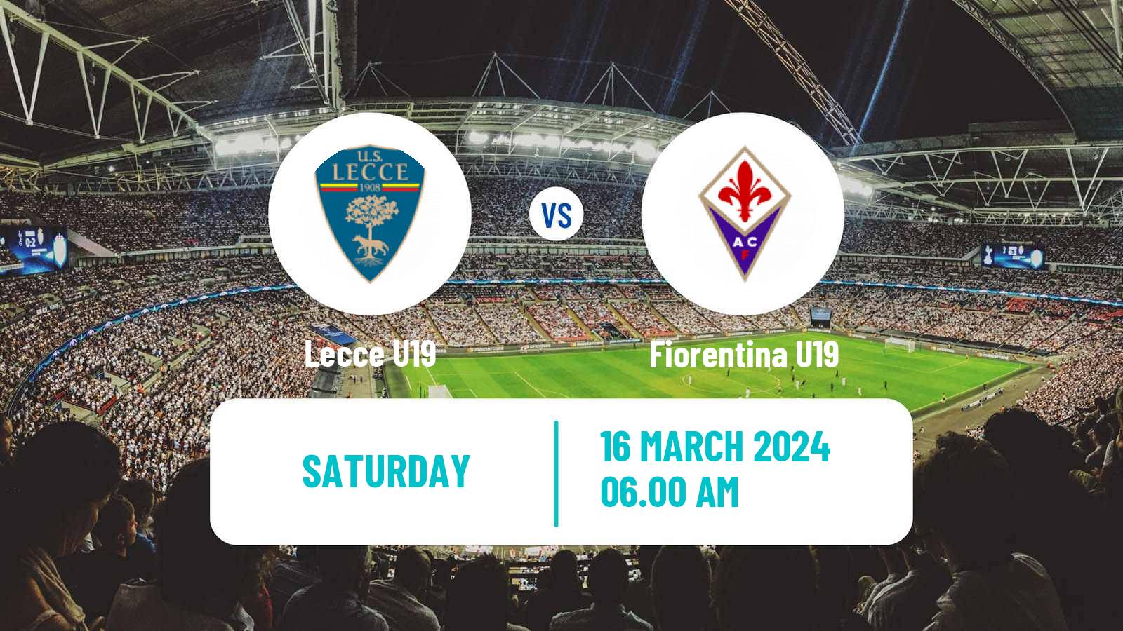 Soccer Italian Primavera 1 Lecce U19 - Fiorentina U19