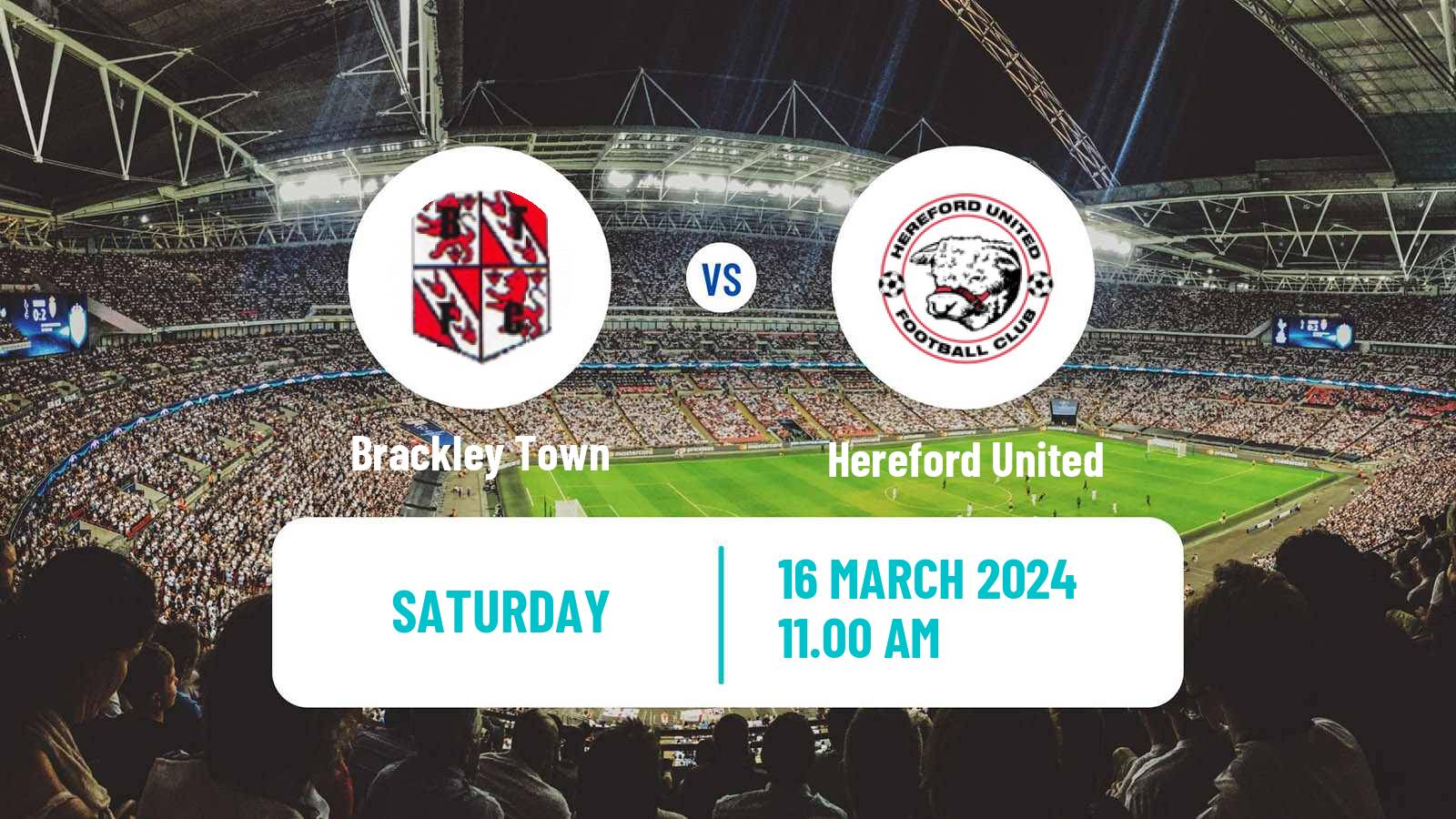 Soccer English National League North Brackley Town - Hereford United