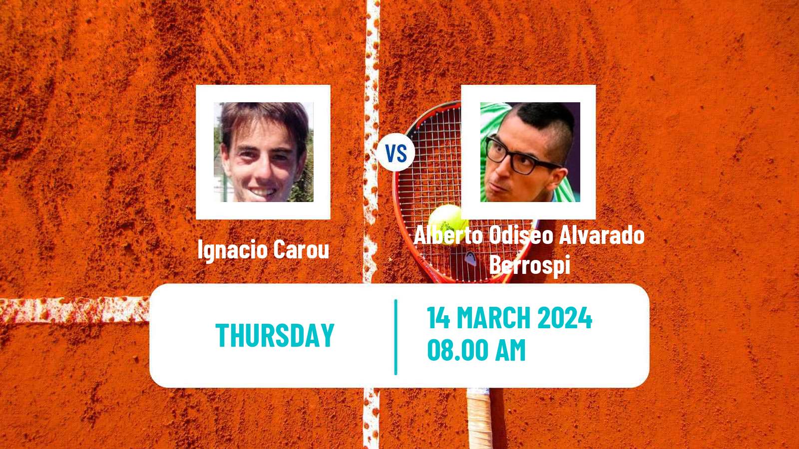 Tennis ITF M15 Punta Del Este Men Ignacio Carou - Alberto Odiseo Alvarado Berrospi