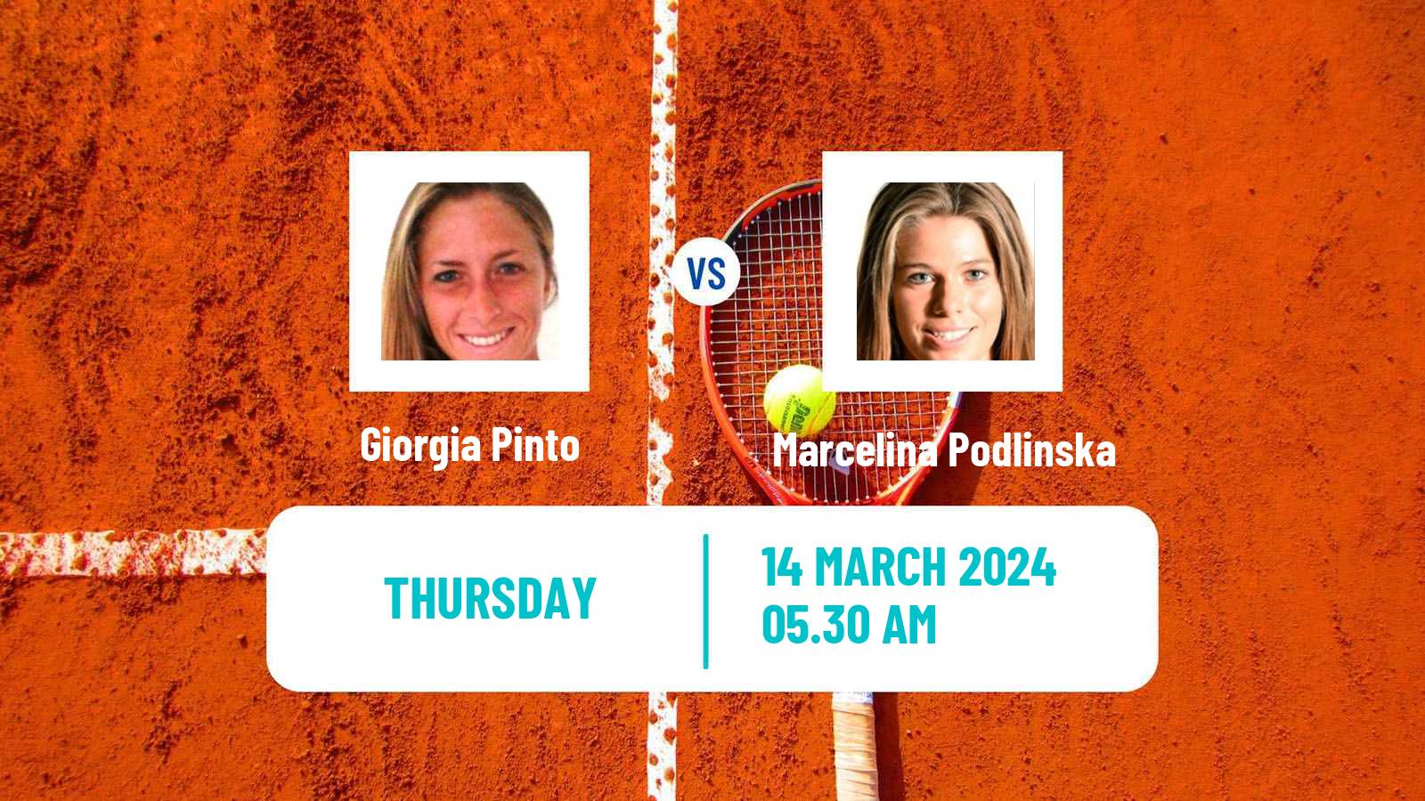 Tennis ITF W15 Heraklion 2 Women Giorgia Pinto - Marcelina Podlinska