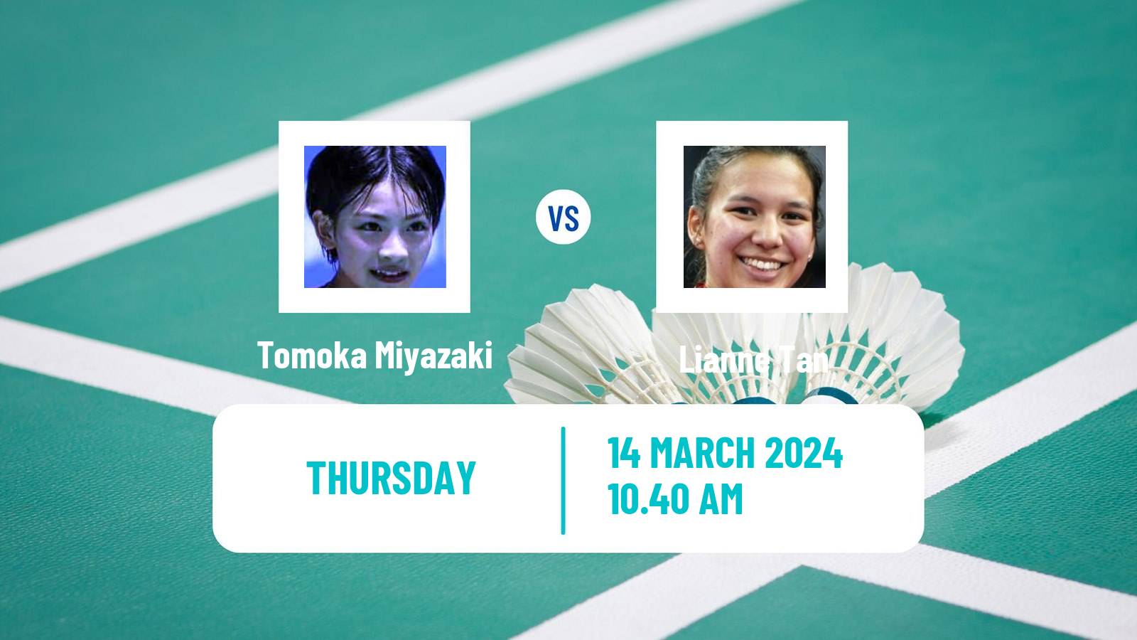 Badminton BWF World Tour Orleans Masters Women Tomoka Miyazaki - Lianne Tan
