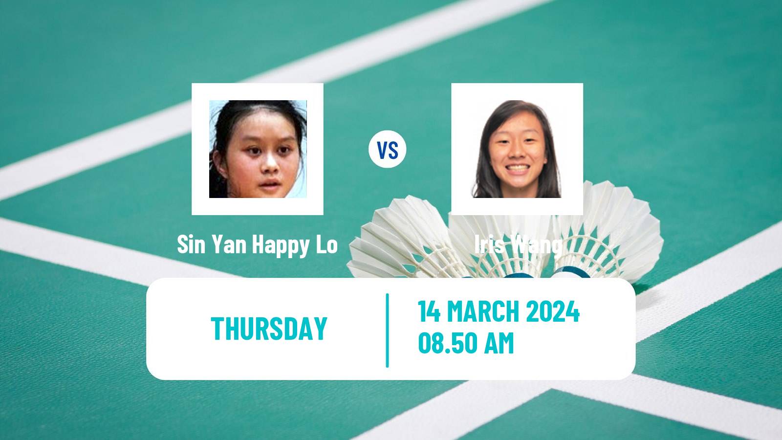Badminton BWF World Tour Orleans Masters Women Sin Yan Happy Lo - Iris Wang