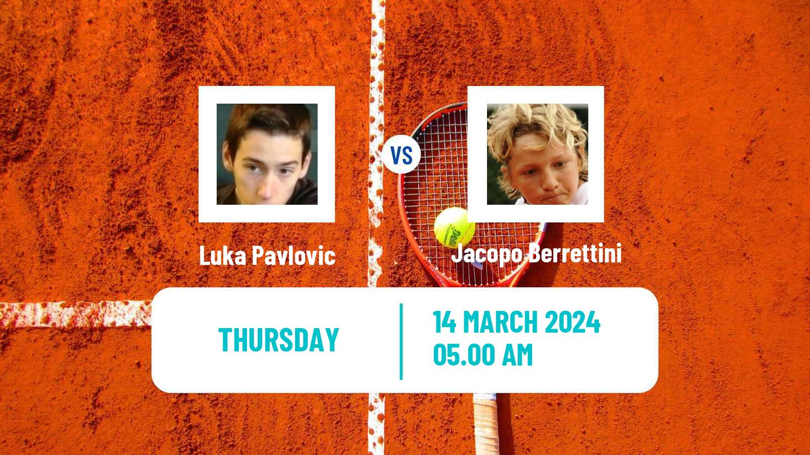 Tennis ITF M15 Rovinj Men Luka Pavlovic - Jacopo Berrettini