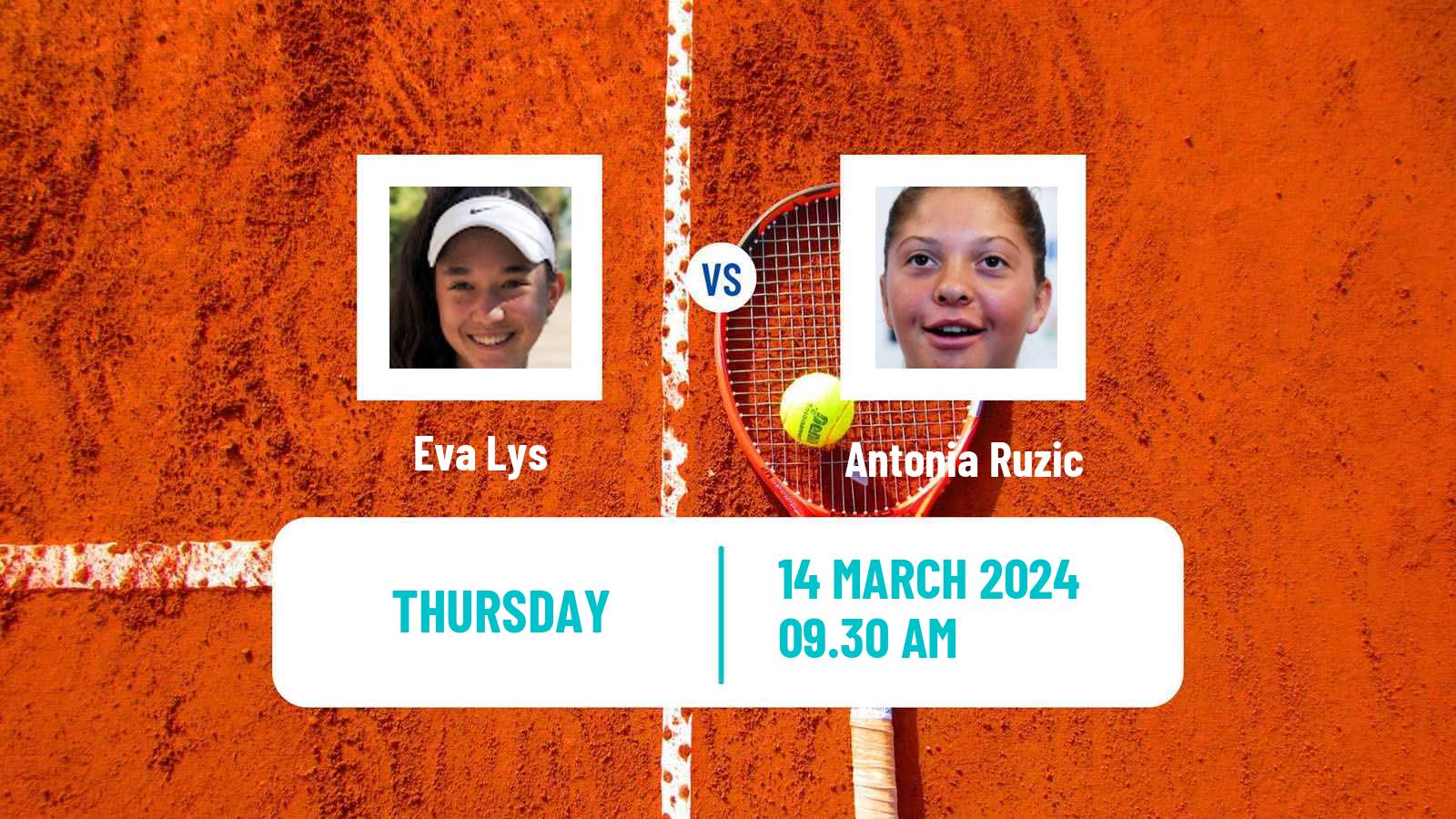 Tennis ITF W75 Ricany Women Eva Lys - Antonia Ruzic