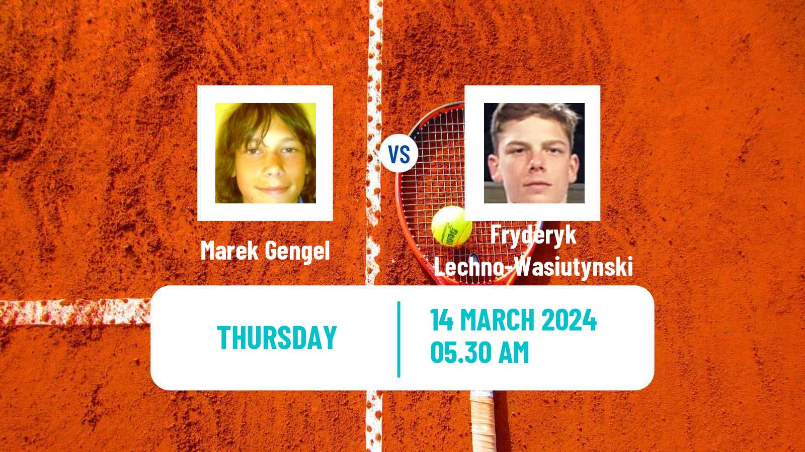 Tennis ITF M15 Sharm Elsheikh 7 Men Marek Gengel - Fryderyk Lechno-Wasiutynski