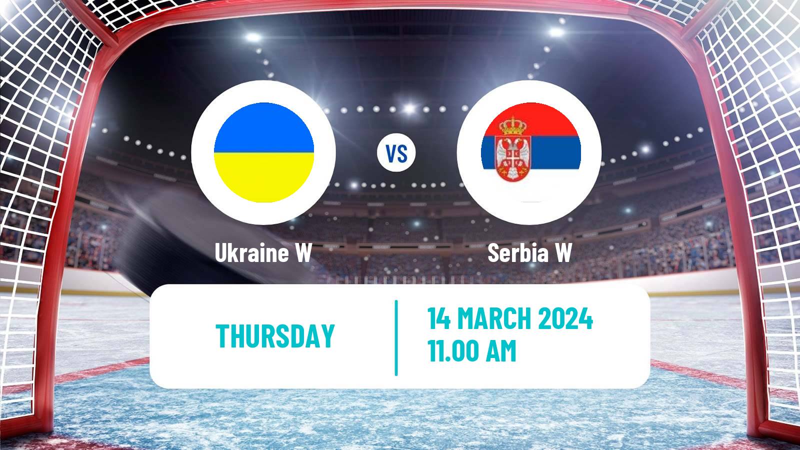 Hockey IIHF World Championship IIIA Women Ukraine W - Serbia W