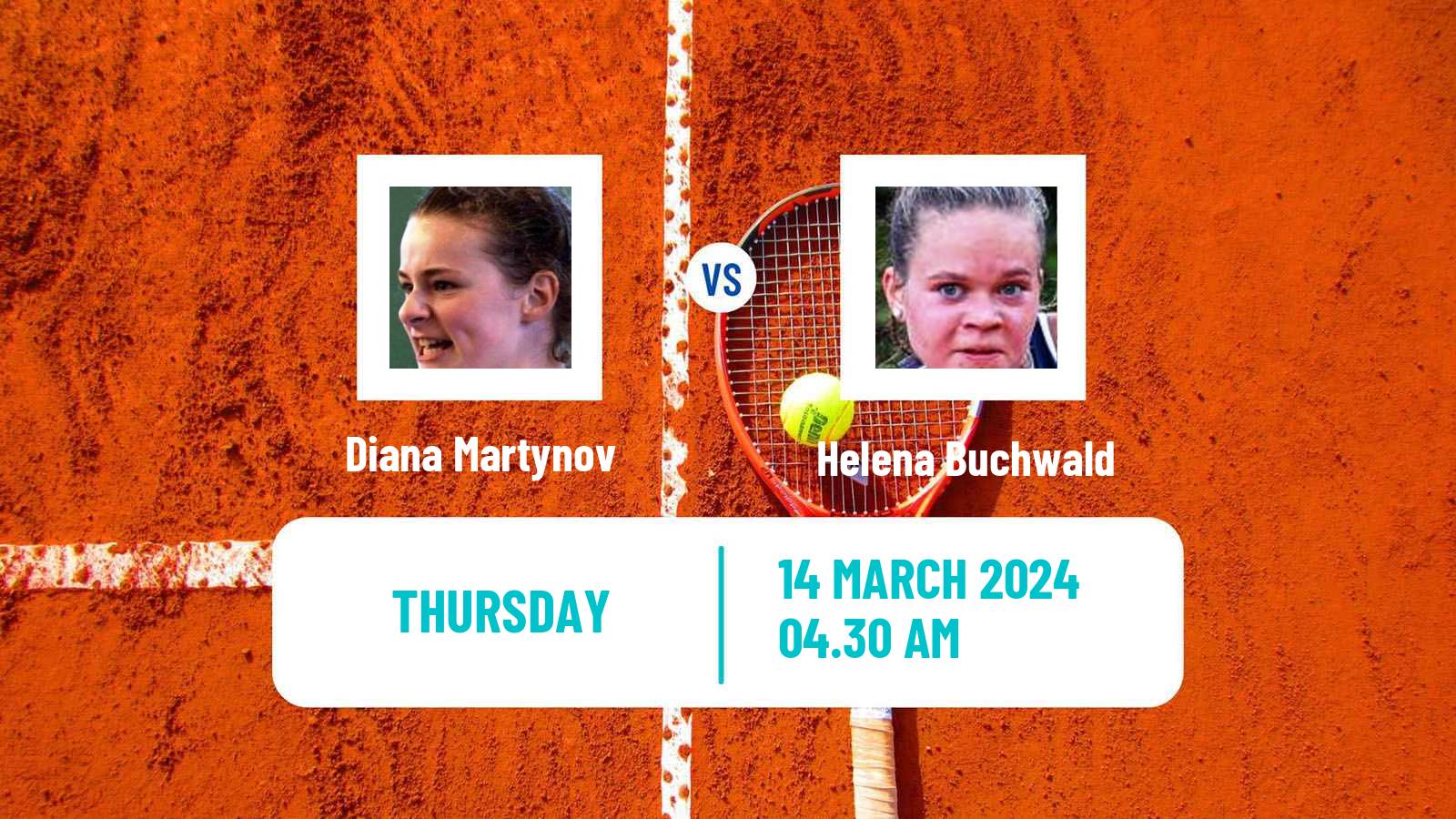 Tennis ITF W15 Monastir 9 Women Diana Martynov - Helena Buchwald