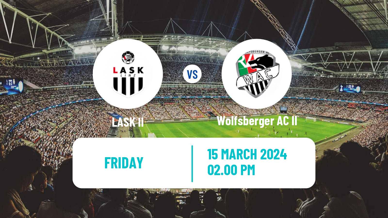 Soccer Austrian Regionalliga Central LASK II - Wolfsberger AC II