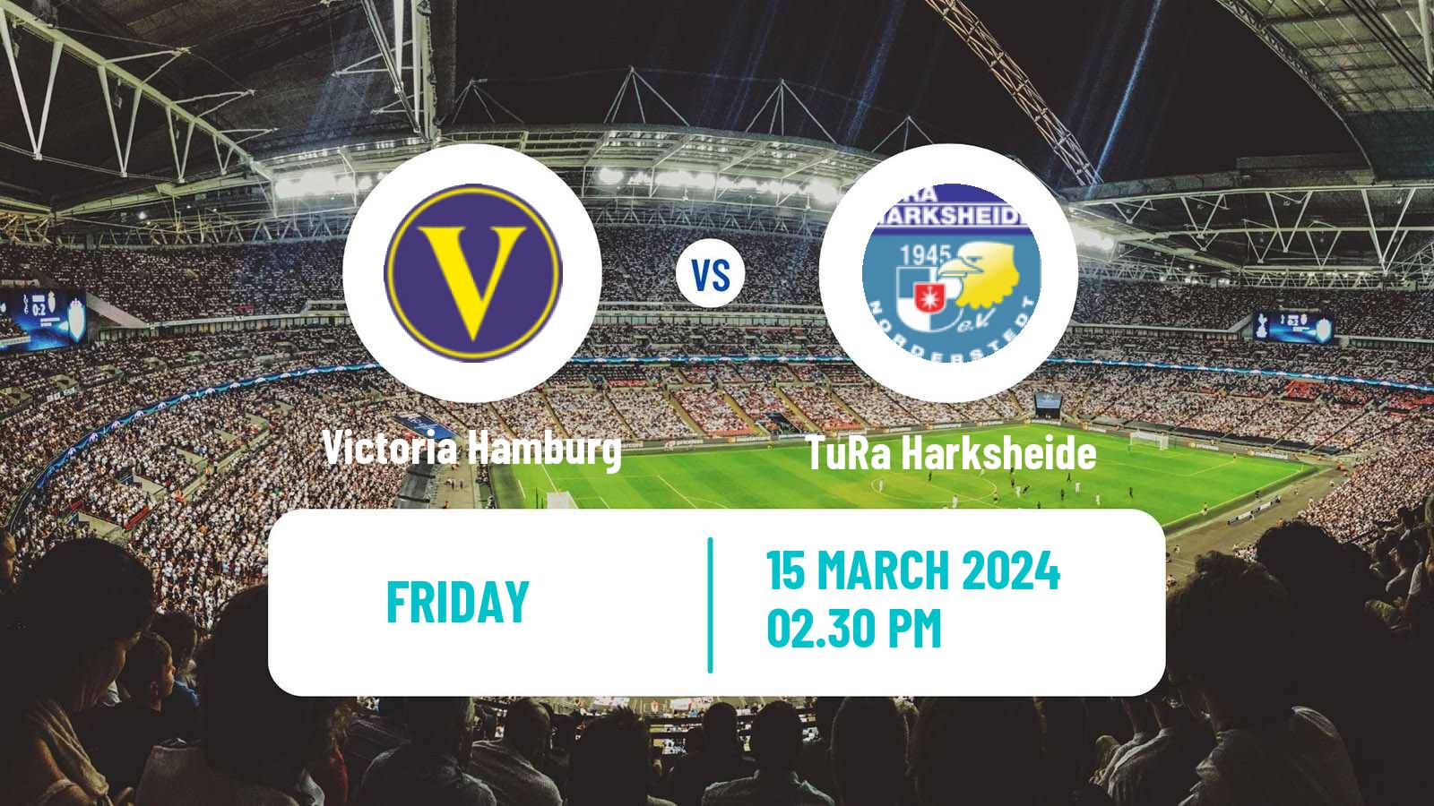 Soccer German Oberliga Hamburg Victoria Hamburg - TuRa Harksheide