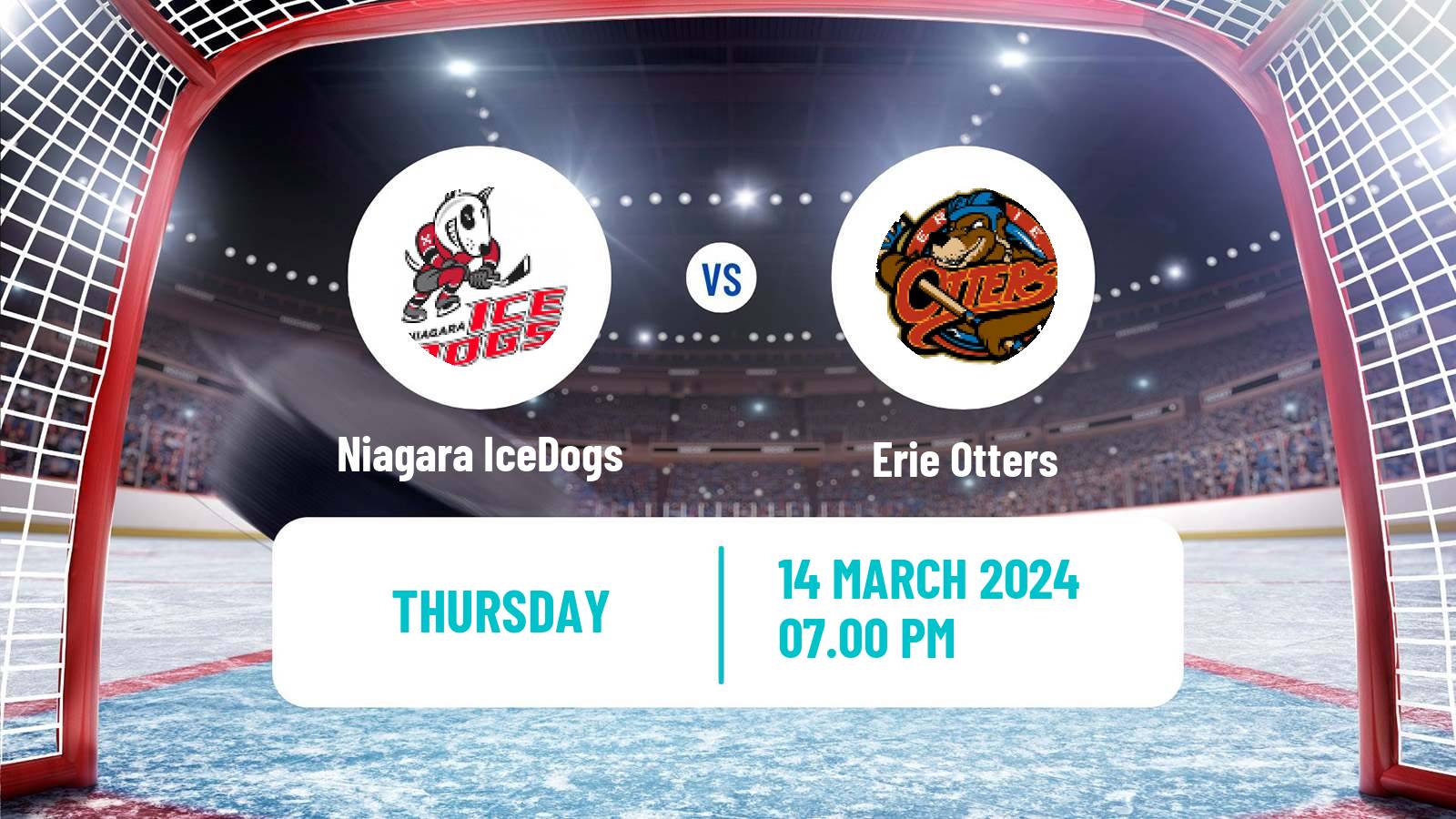 Hockey OHL Niagara IceDogs - Erie Otters