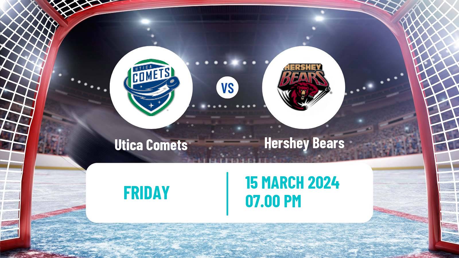 Hockey AHL Utica Comets - Hershey Bears