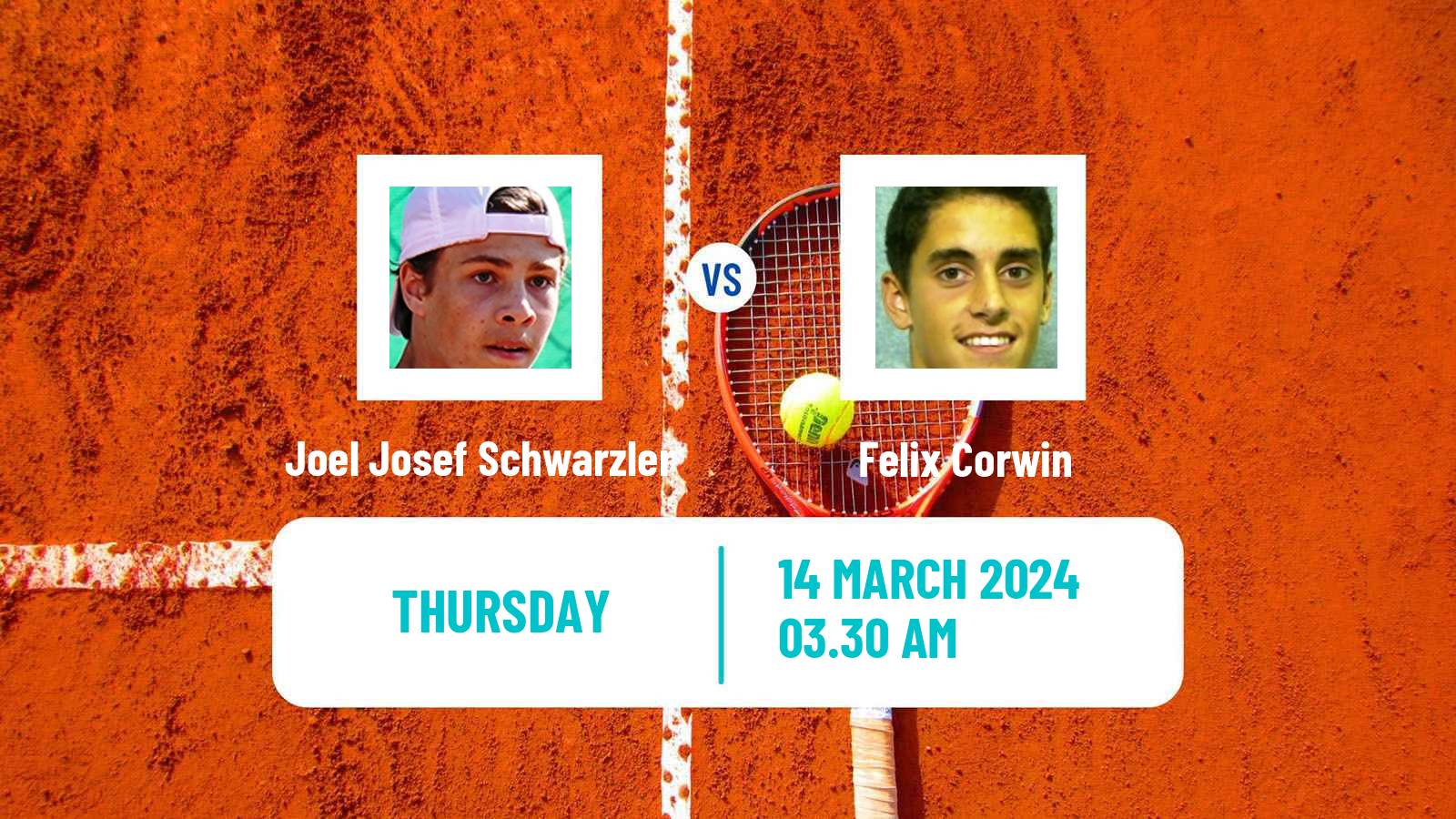 Tennis ITF M15 Antalya 6 Men Joel Josef Schwarzler - Felix Corwin