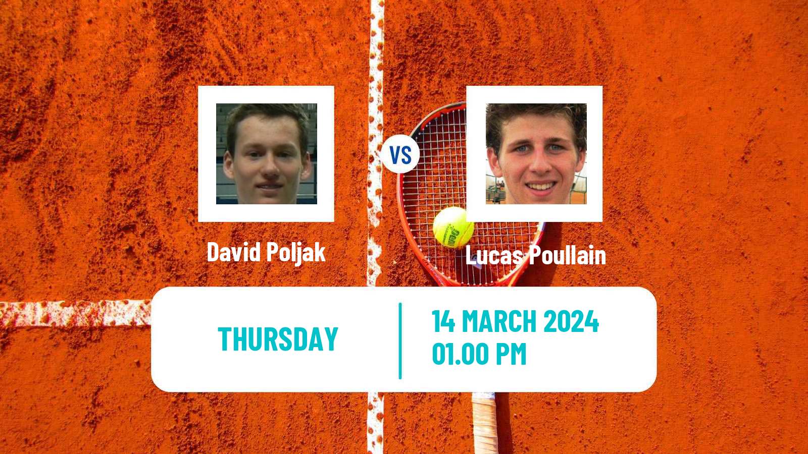 Tennis ITF M25 Creteil Men David Poljak - Lucas Poullain