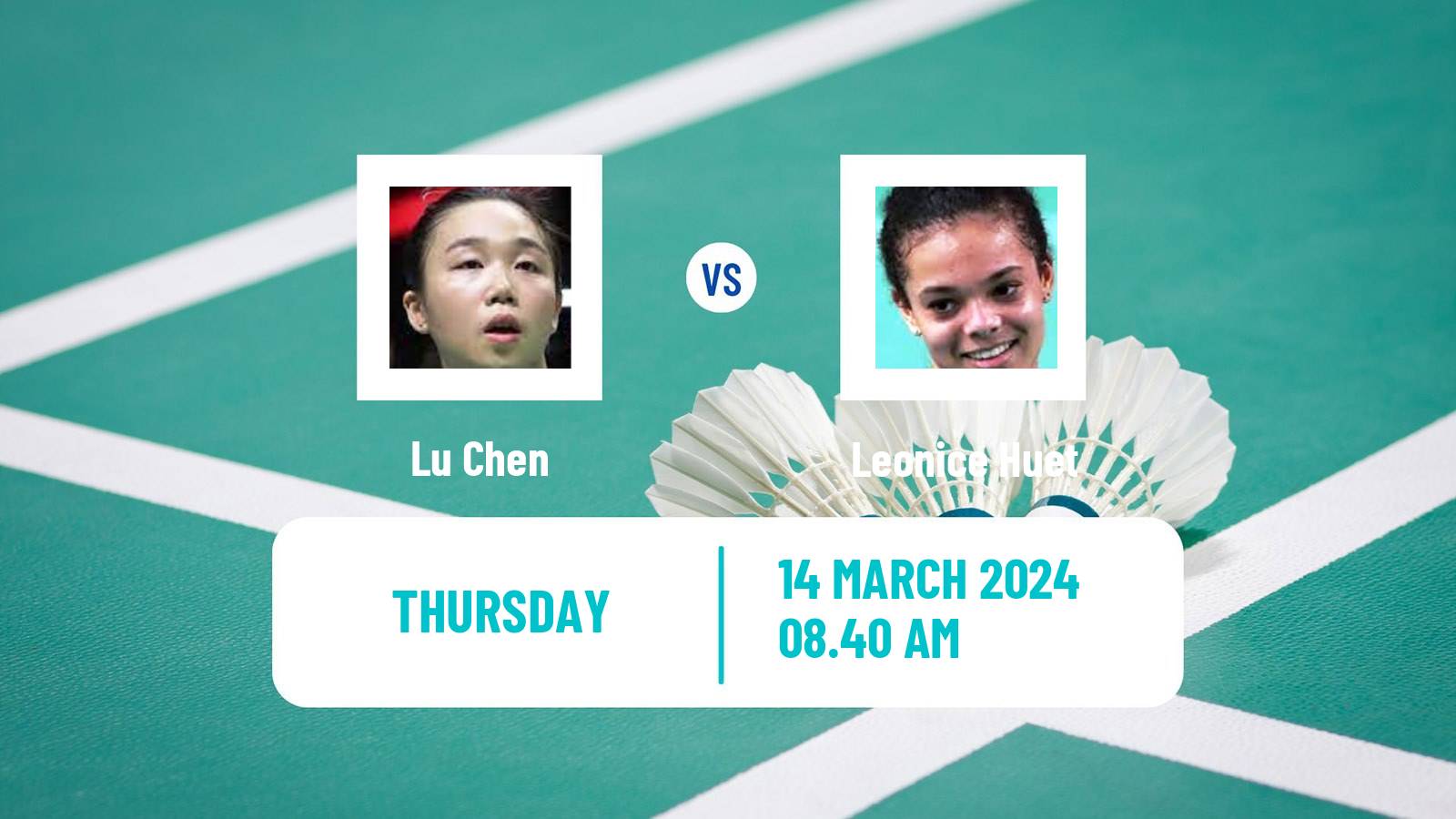 Badminton BWF World Tour Orleans Masters Women Lu Chen - Leonice Huet