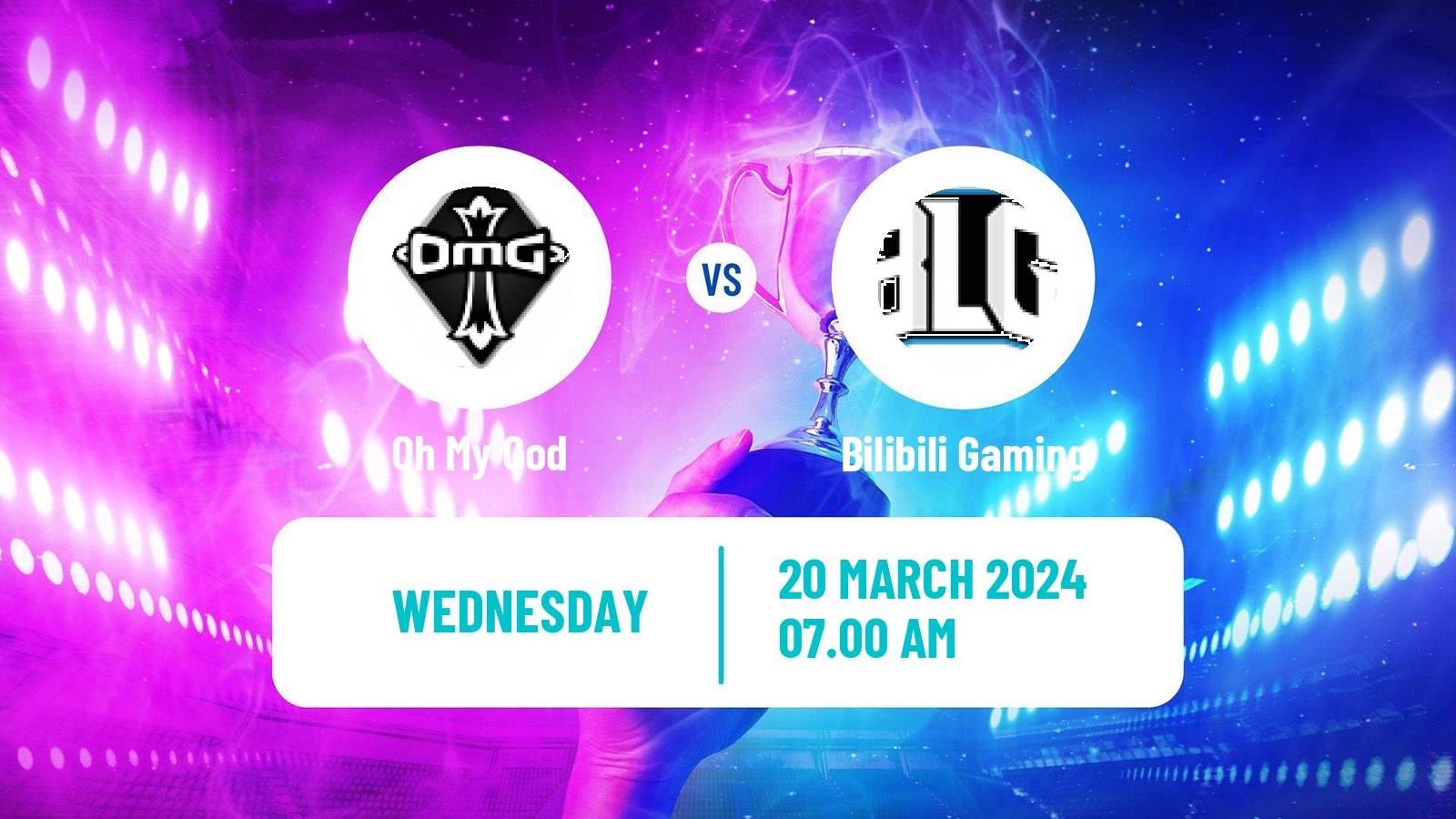 Esports League Of Legends Lpl Oh My God - Bilibili Gaming