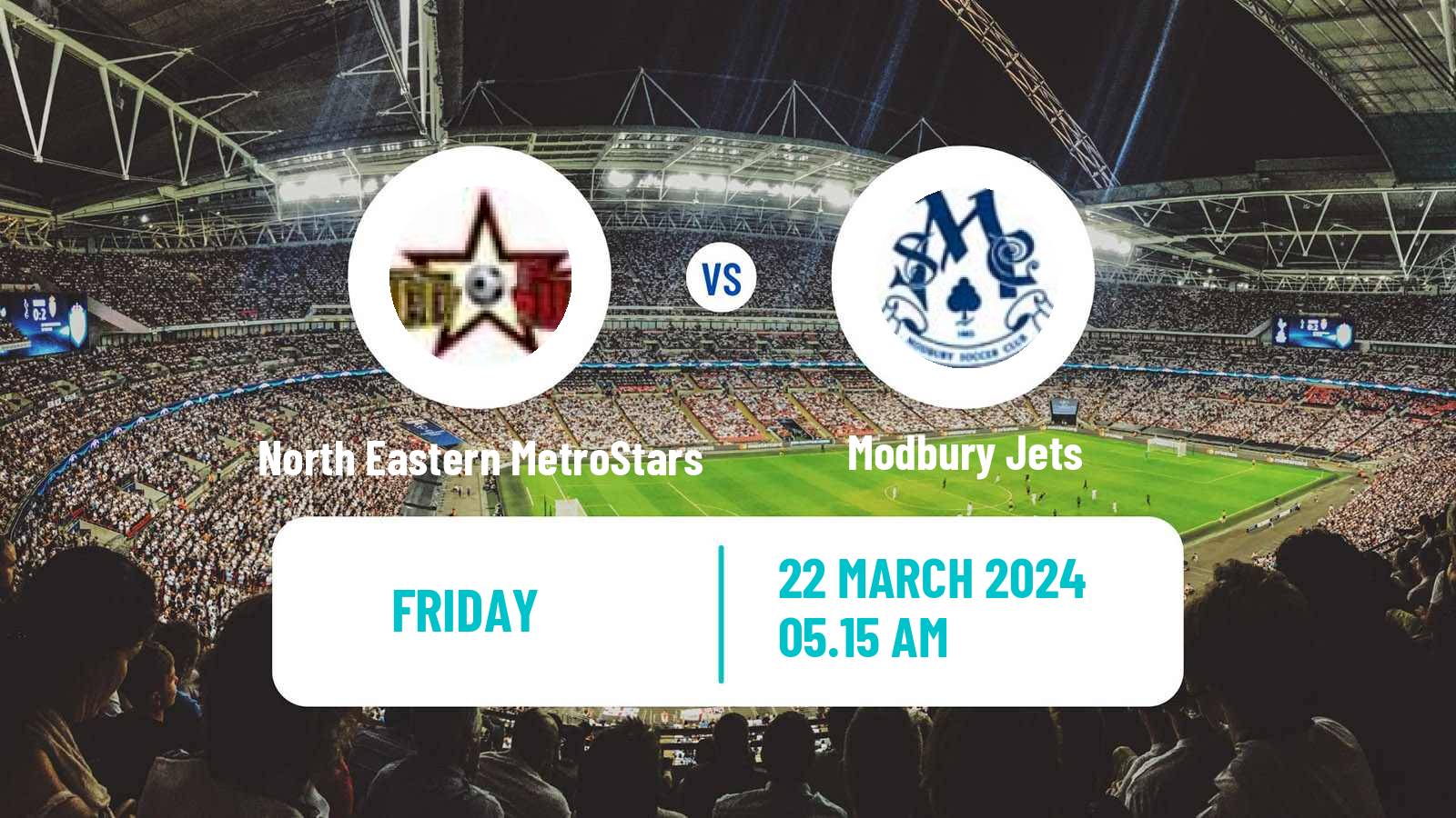 Soccer Australian NPL South Australian North Eastern MetroStars - Modbury Jets