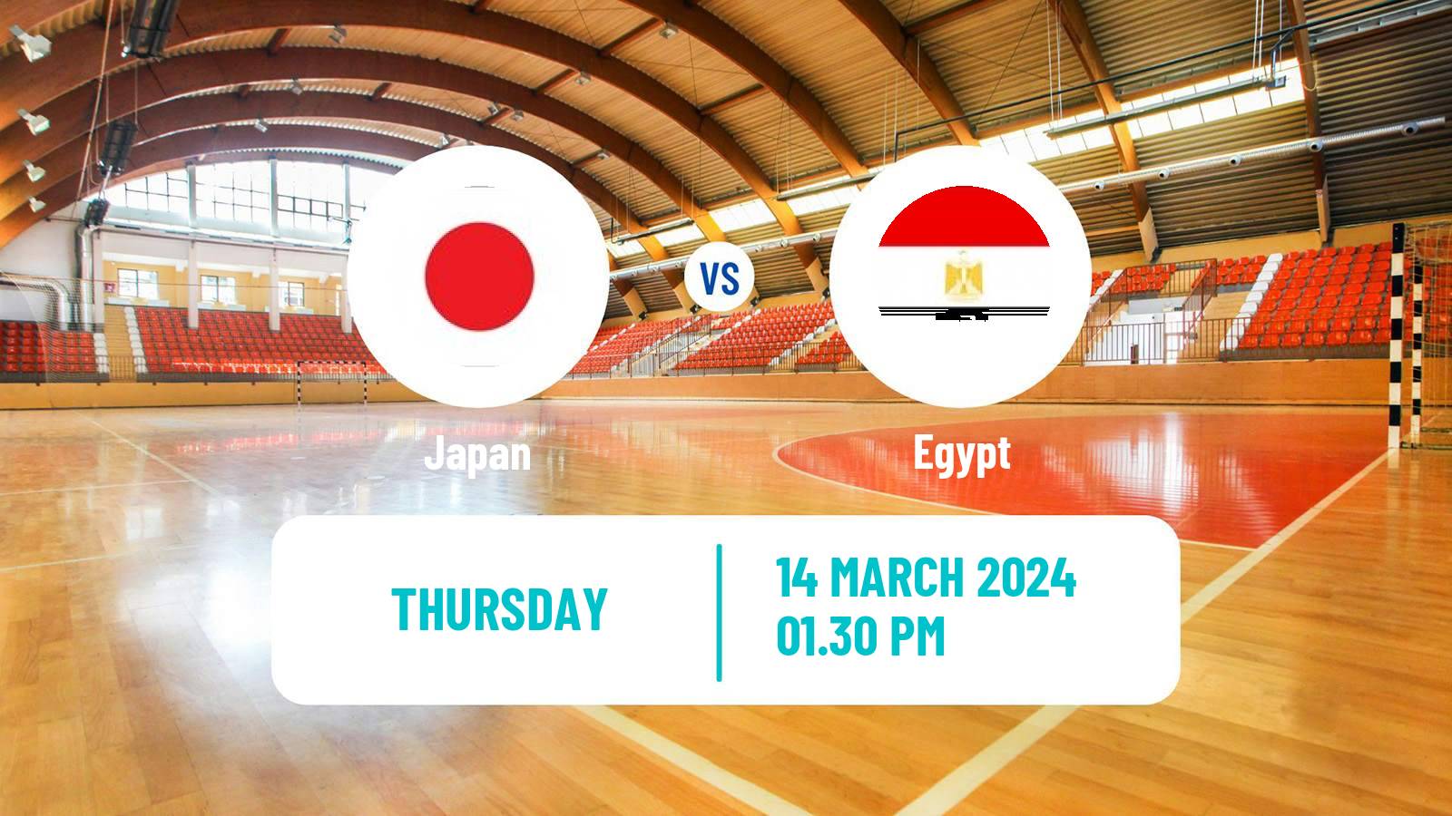 Handball Friendly International Handball Japan - Egypt
