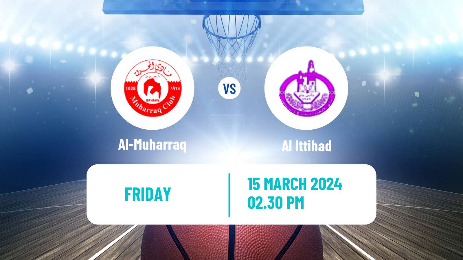 Basketball Bahraini Premier League Basketball Al-Muharraq - Al Ittihad