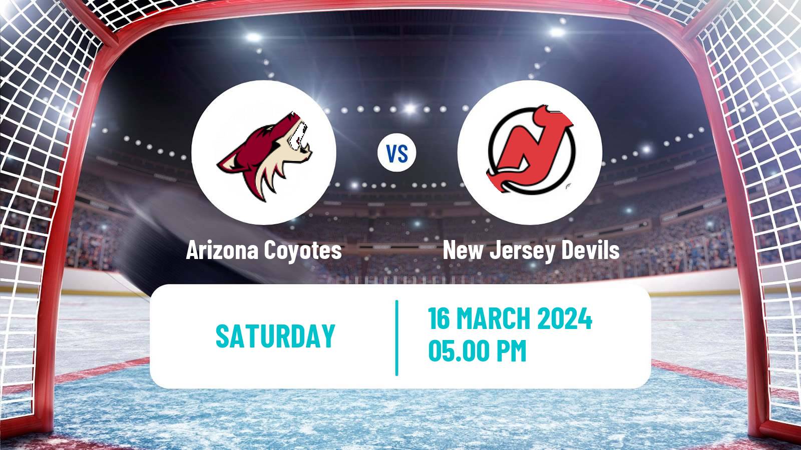 Hockey NHL Arizona Coyotes - New Jersey Devils
