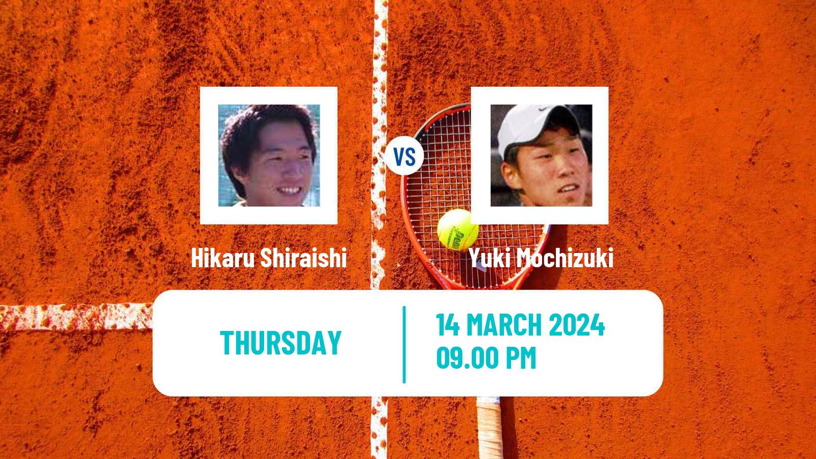 Tennis ITF M15 Hinode Men Hikaru Shiraishi - Yuki Mochizuki
