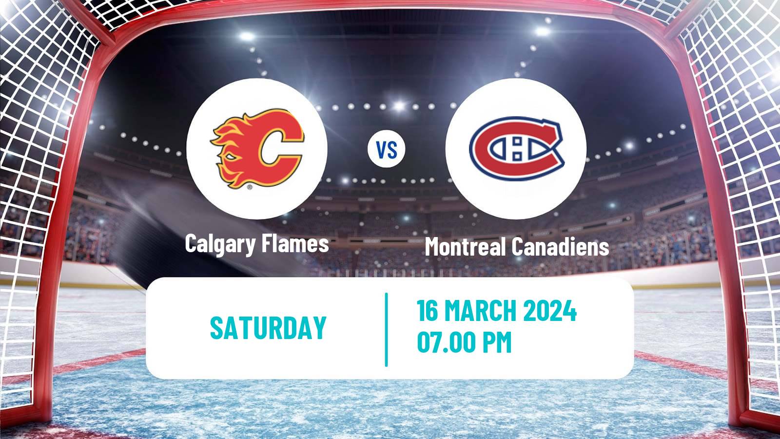 Hockey NHL Calgary Flames - Montreal Canadiens