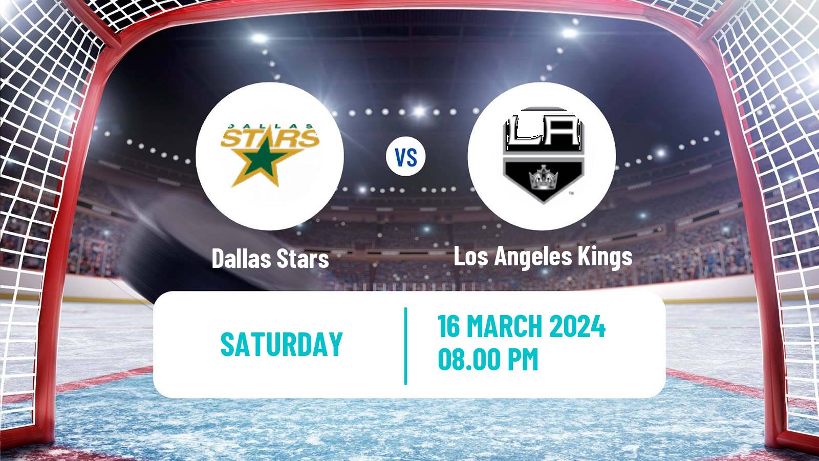 Hockey NHL Dallas Stars - Los Angeles Kings