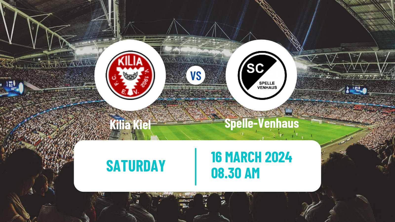 Soccer German Regionalliga North Kilia Kiel - Spelle-Venhaus