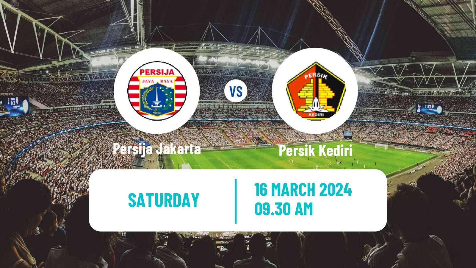 Soccer Indonesian Liga 1 Persija Jakarta - Persik Kediri