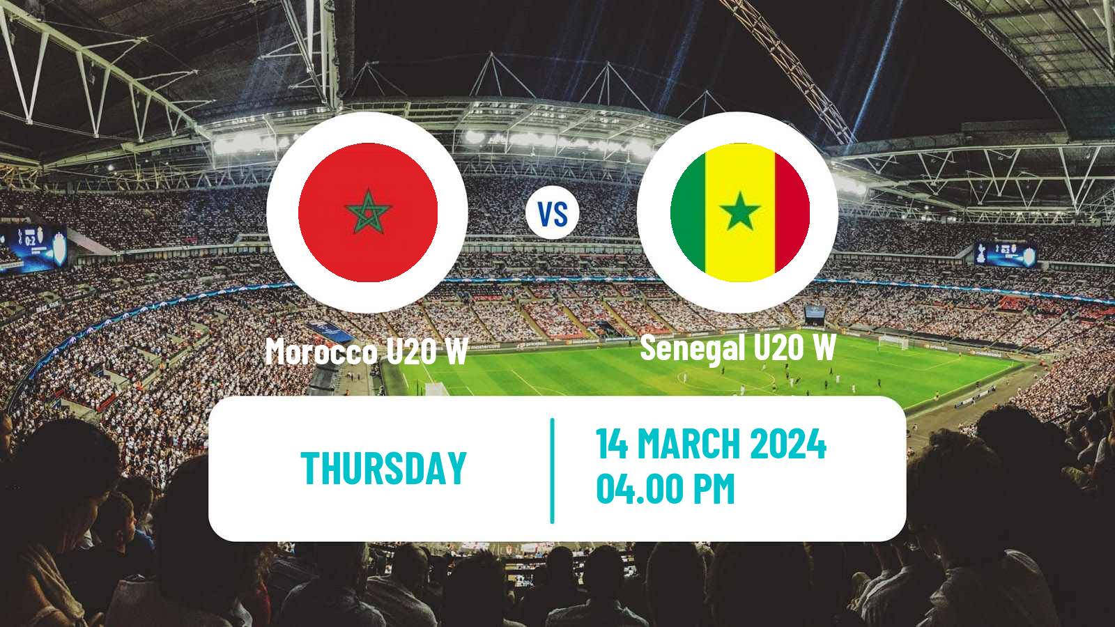 Soccer African Games Football Women Morocco U20 W - Senegal U20 W