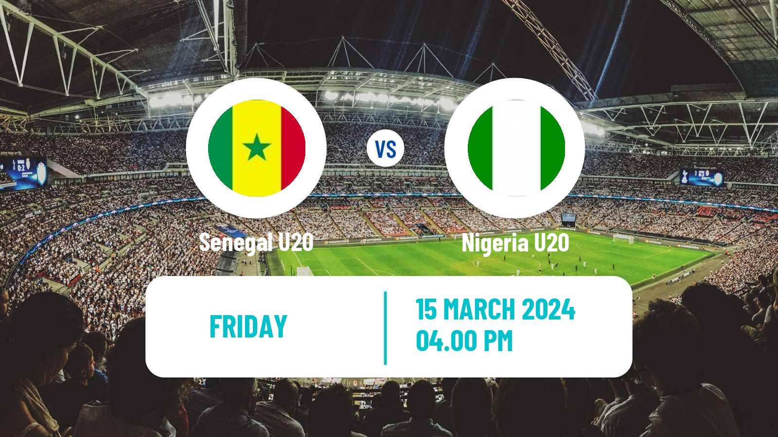 Soccer African Games Football Senegal U20 - Nigeria U20