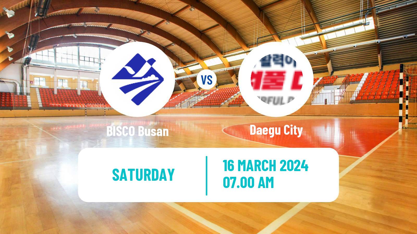 Handball South Korean 1st League Handball Women BISCO Busan - Daegu City