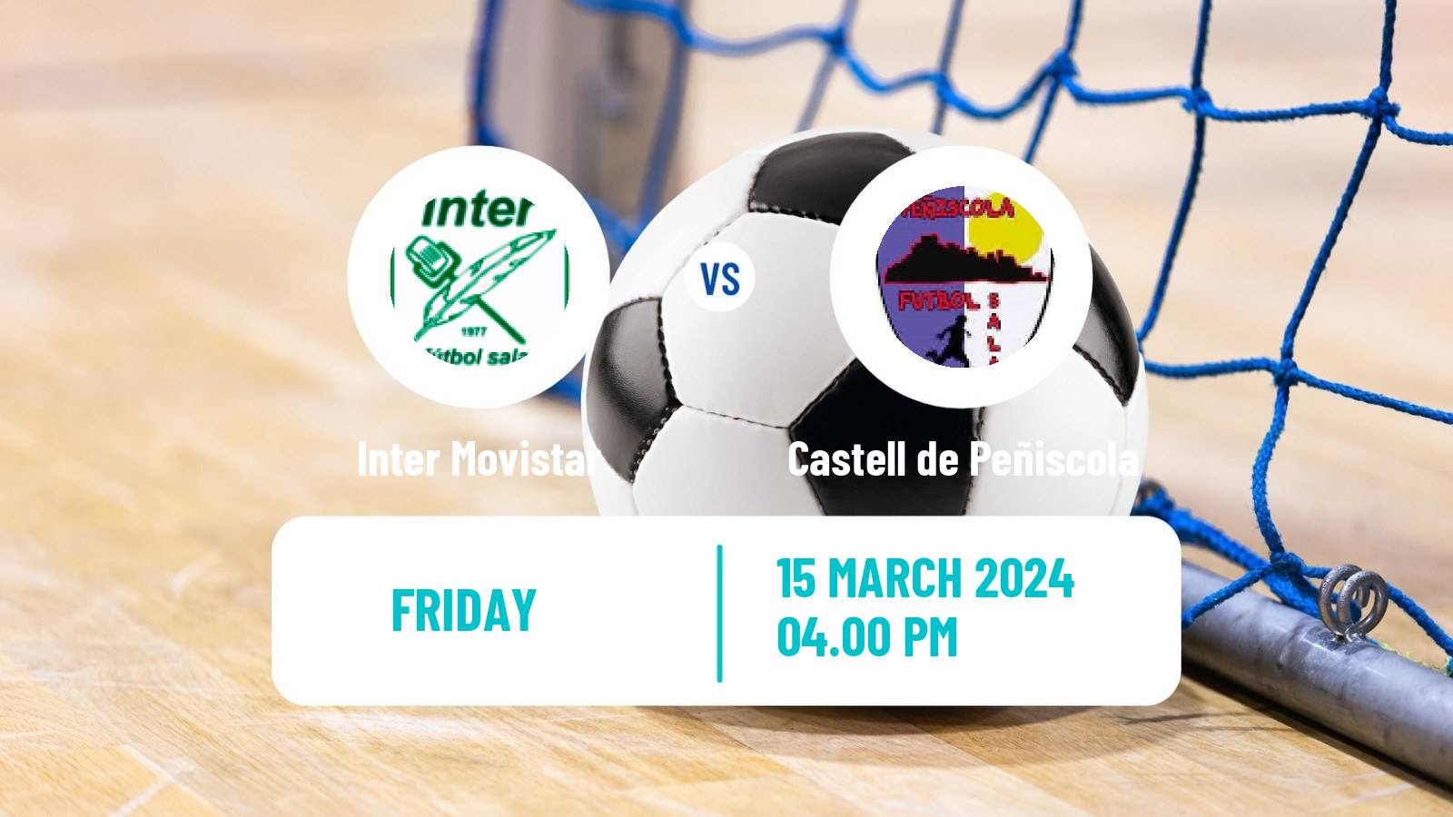 Futsal Spanish Primera Division Futsal Inter Movistar - Castell de Peñiscola