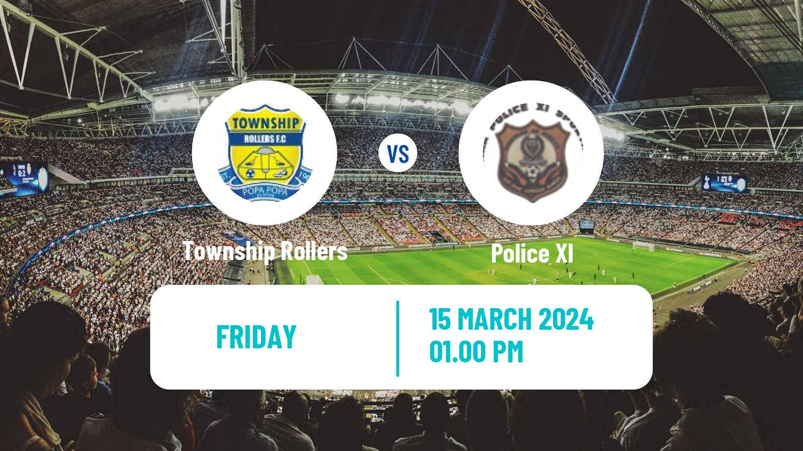 Soccer Botswana Premier League Township Rollers - Police XI