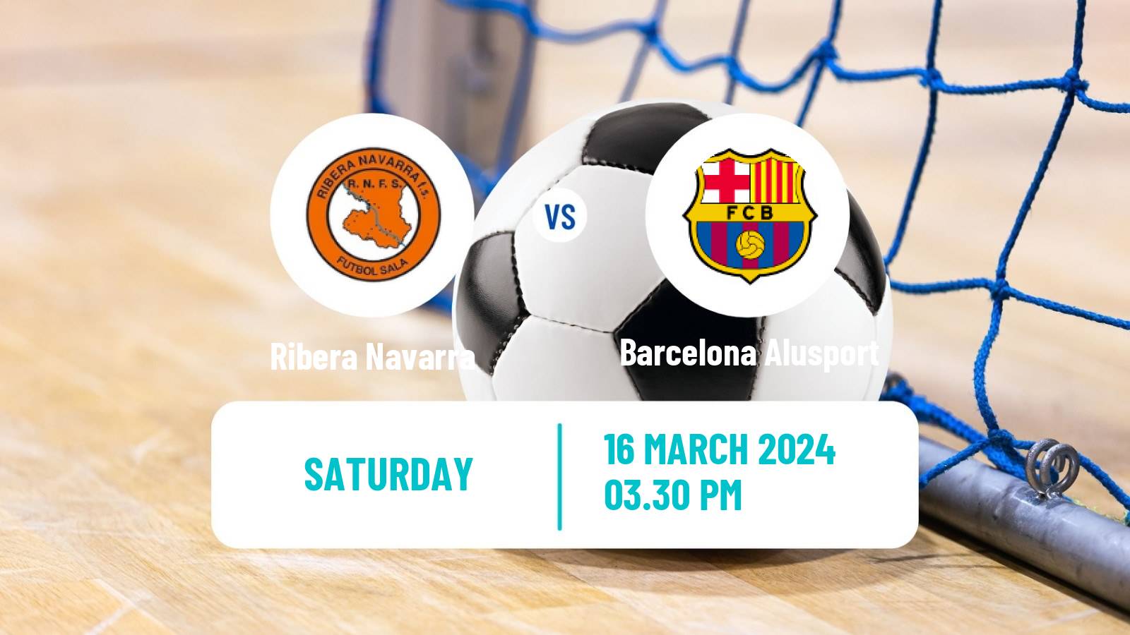 Futsal Spanish Primera Division Futsal Ribera Navarra - Barcelona Alusport
