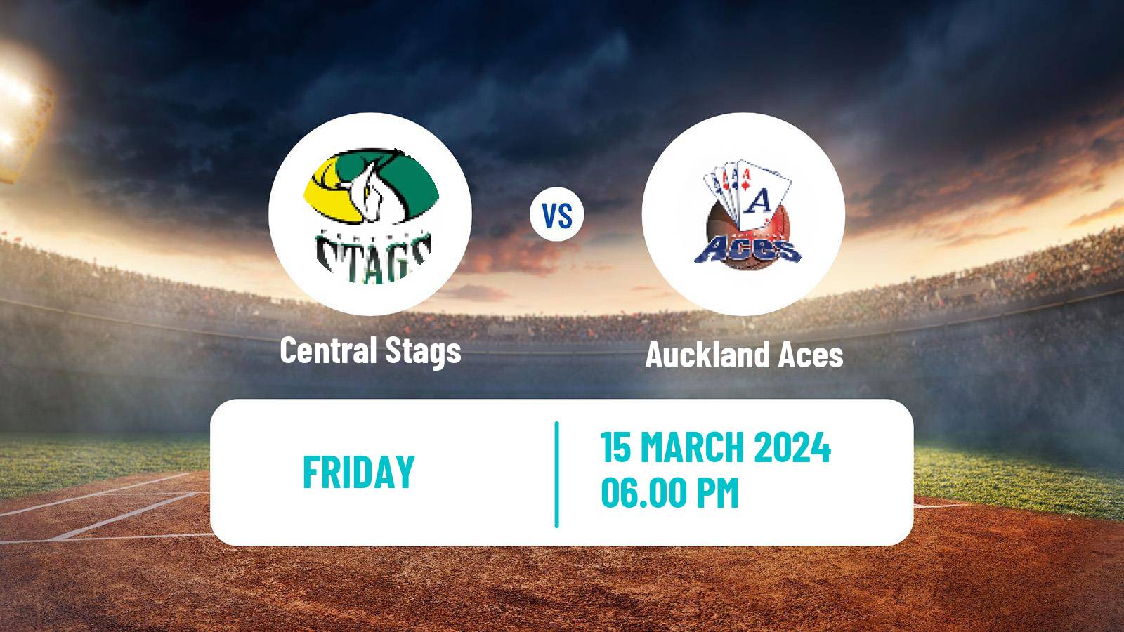 Cricket Plunket Shield Central Stags - Auckland Aces