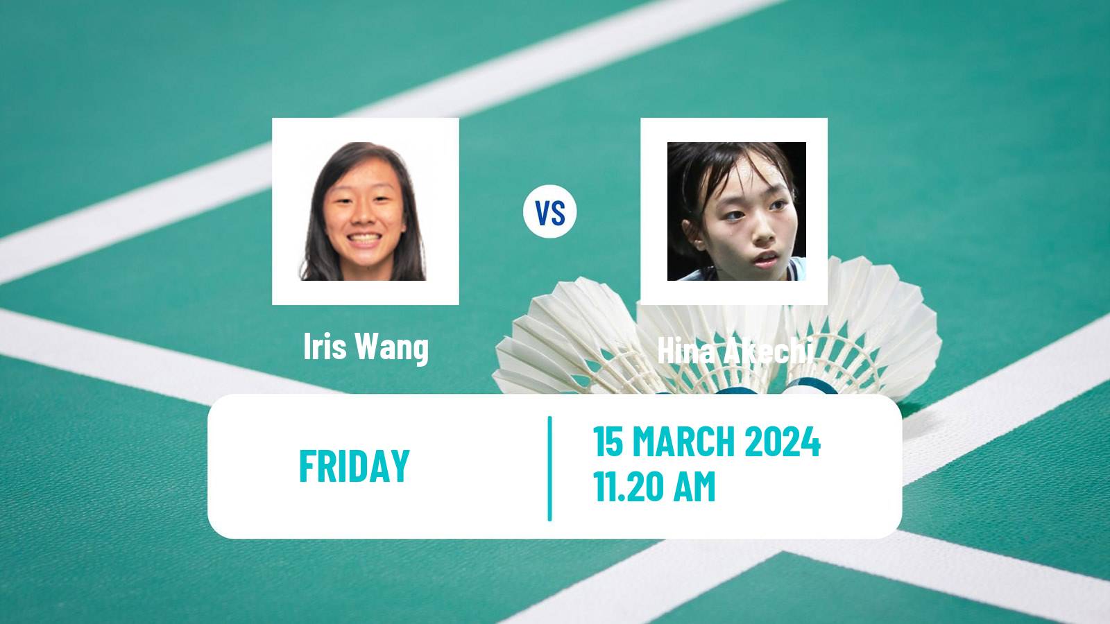 Badminton BWF World Tour Orleans Masters Women Iris Wang - Hina Akechi