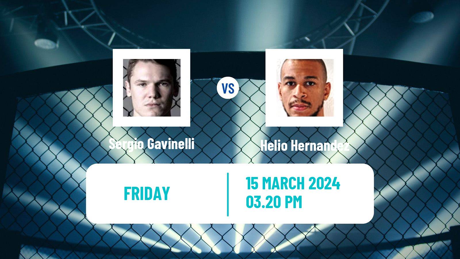 MMA Welterweight Cage Warriors Men Sergio Gavinelli - Helio Hernandez