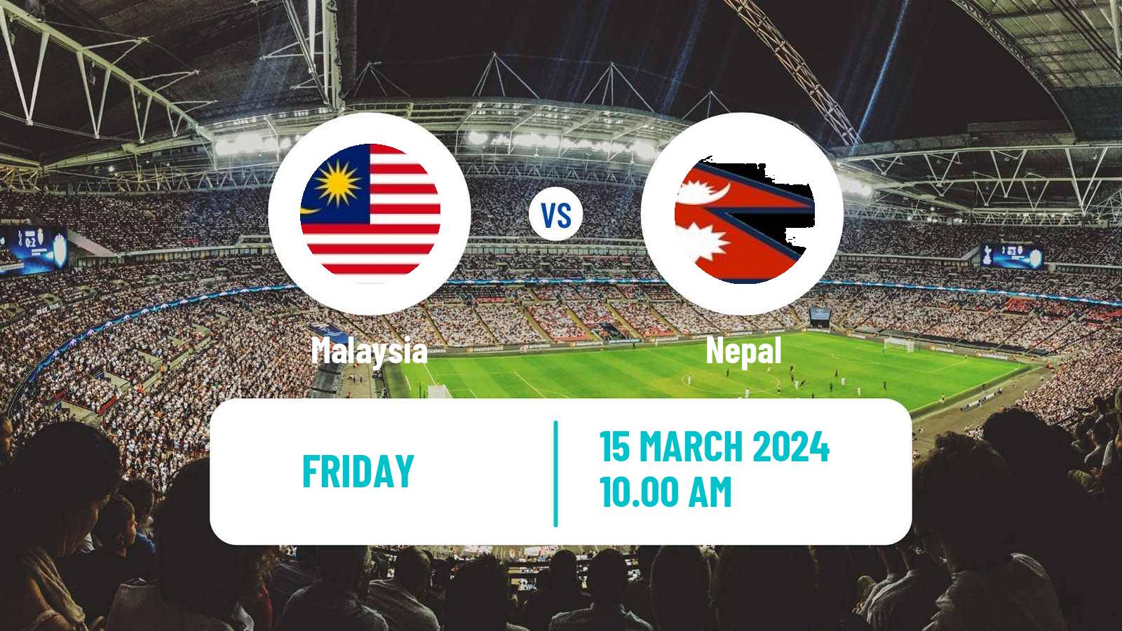 Soccer Friendly Malaysia - Nepal