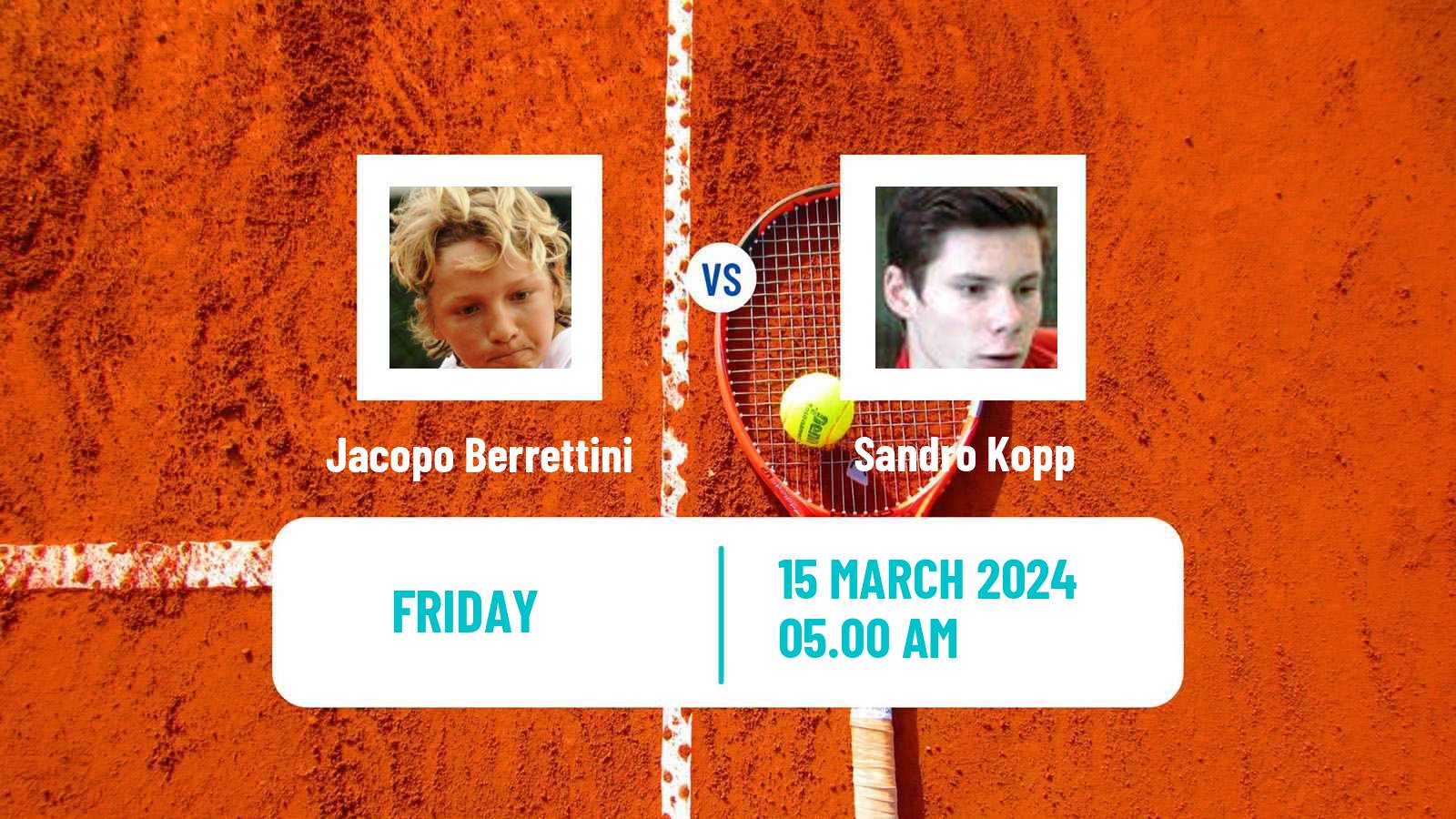 Tennis ITF M15 Rovinj Men Jacopo Berrettini - Sandro Kopp