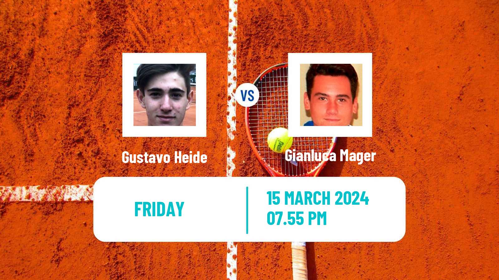Tennis Santiago Challenger Men Gustavo Heide - Gianluca Mager