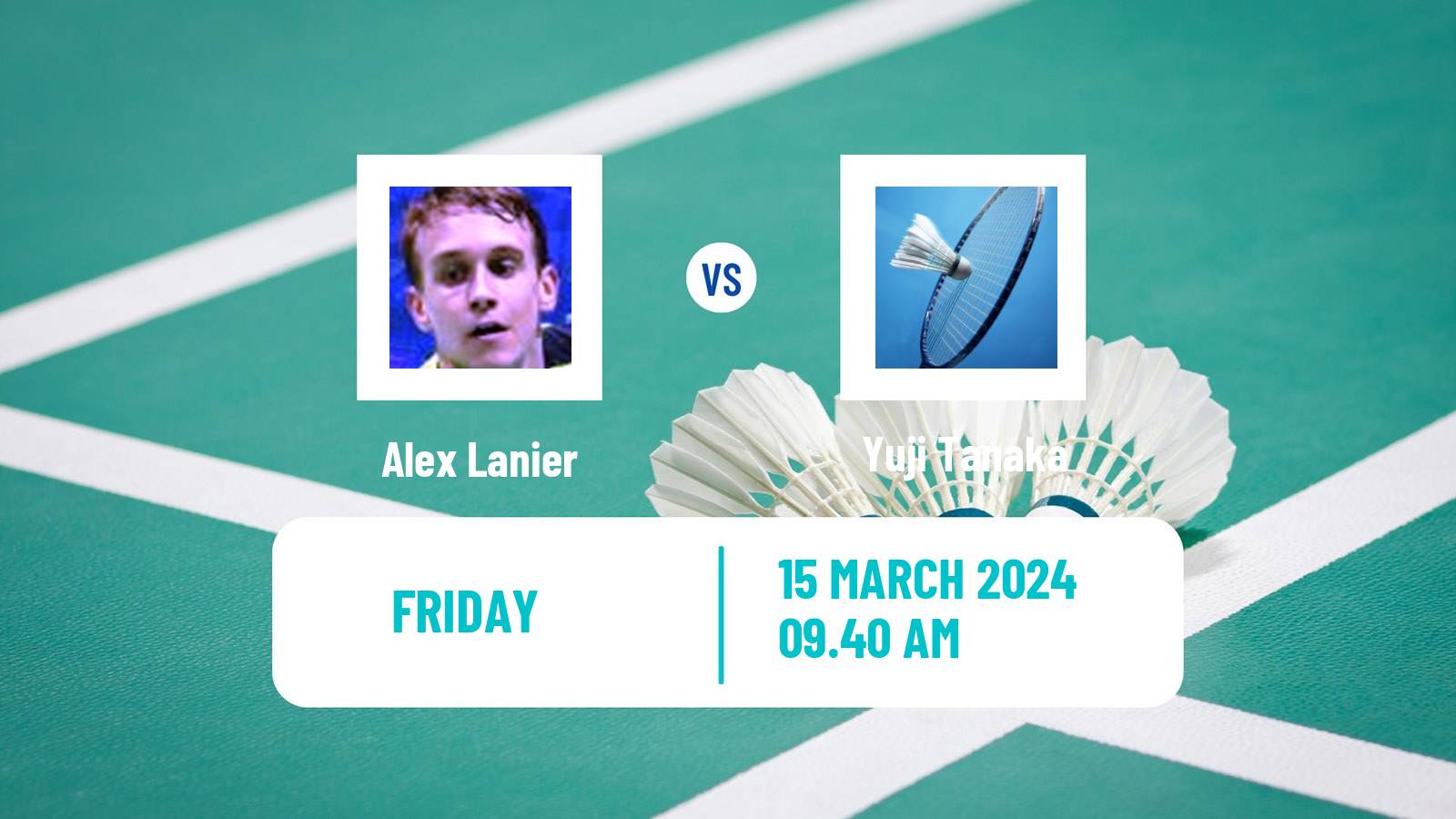 Badminton BWF World Tour Orleans Masters Men Alex Lanier - Yuji Tanaka