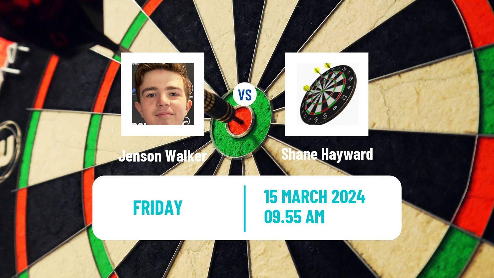 Darts Modus Super Series Jenson Walker - Shane Hayward