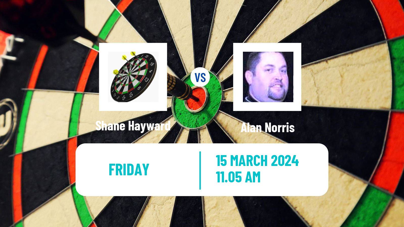 Darts Modus Super Series Shane Hayward - Alan Norris