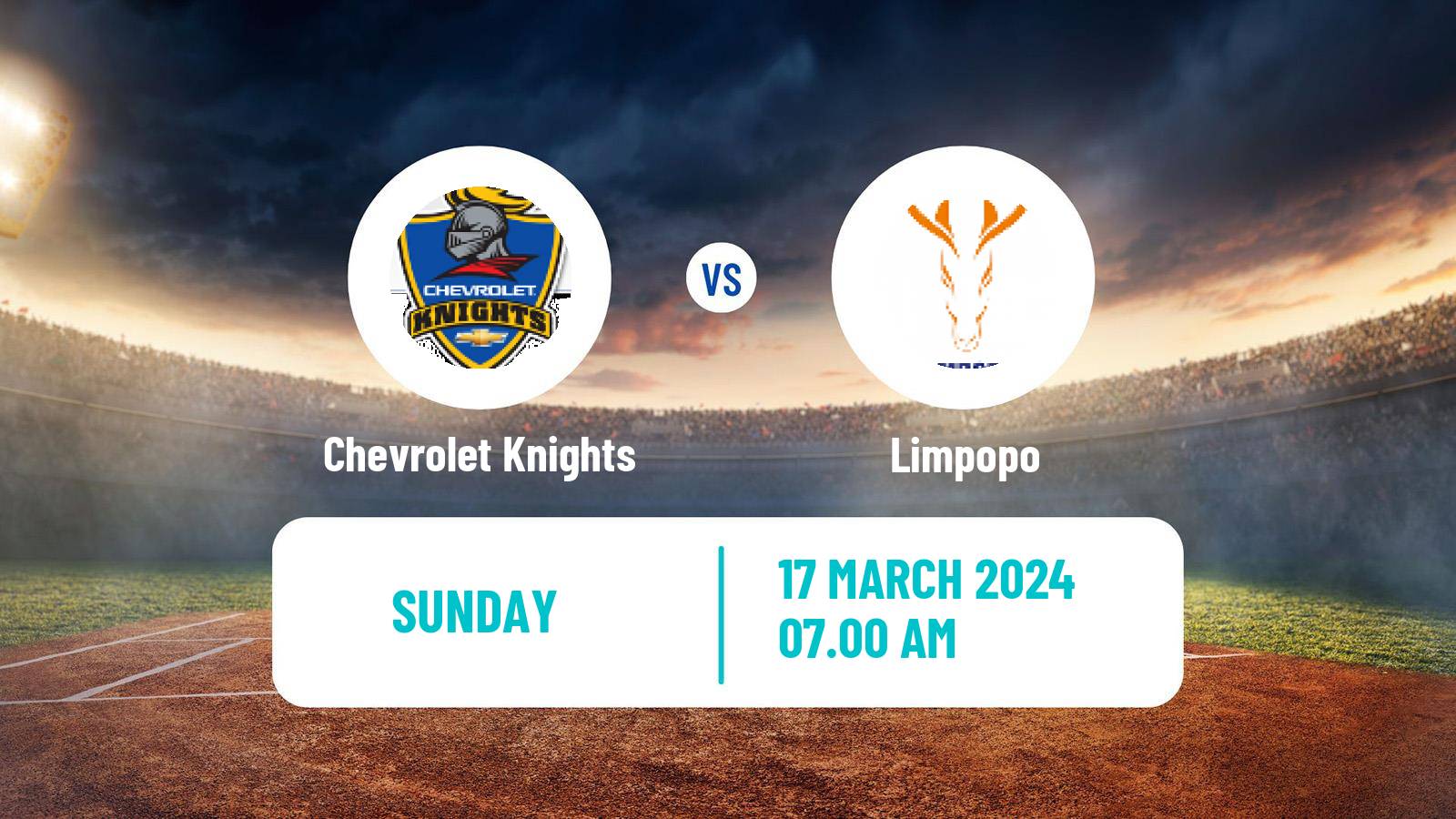 Cricket CSA Provincial T20 Cup Chevrolet Knights - Limpopo