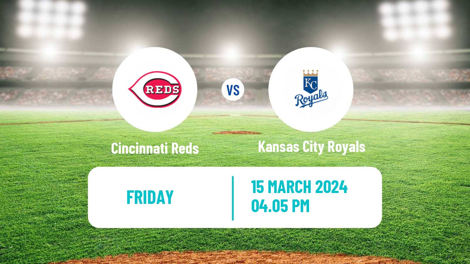 Baseball MLB Spring Training Cincinnati Reds - Kansas City Royals