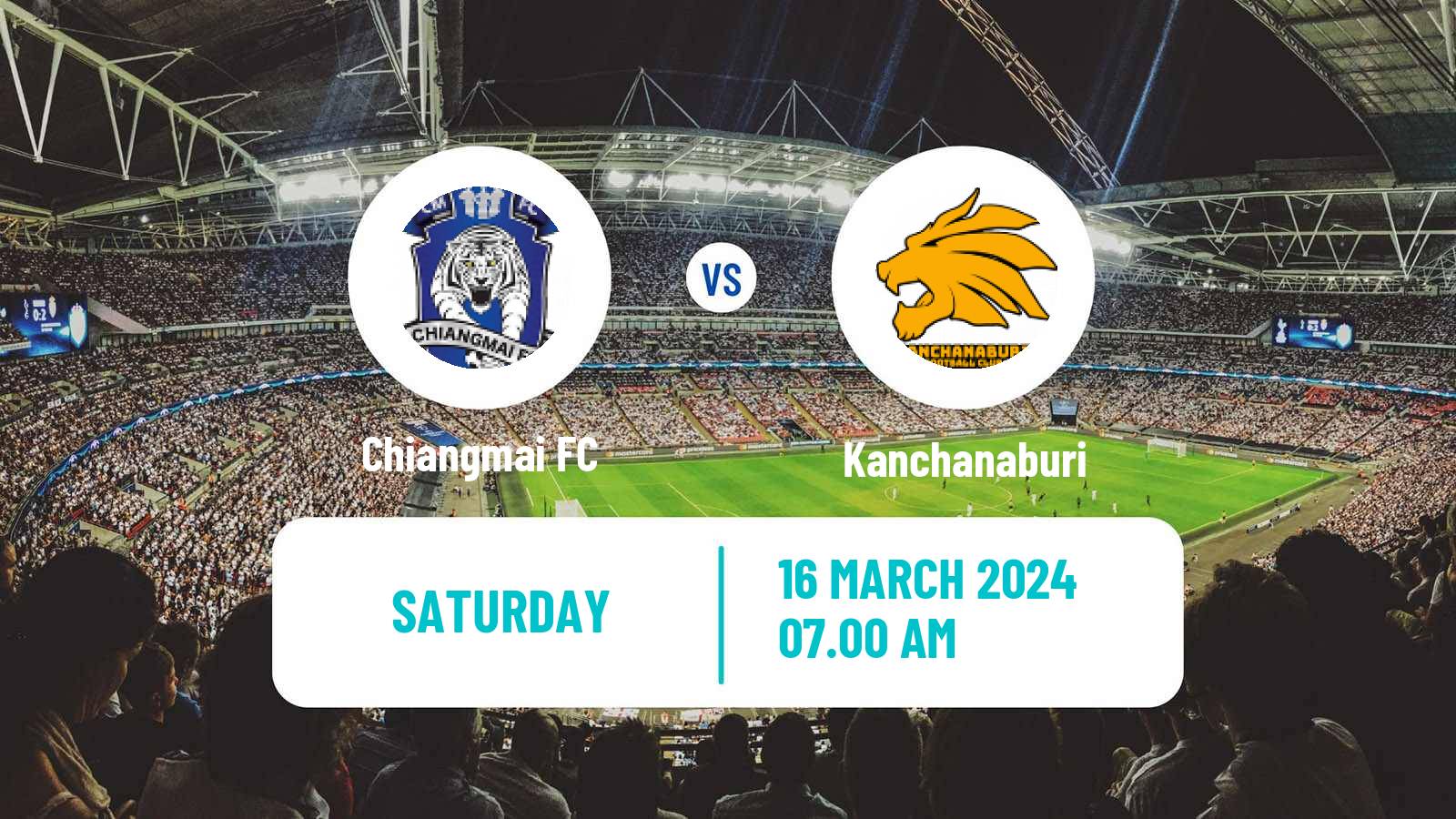 Soccer Thai League 2 Chiangmai - Kanchanaburi