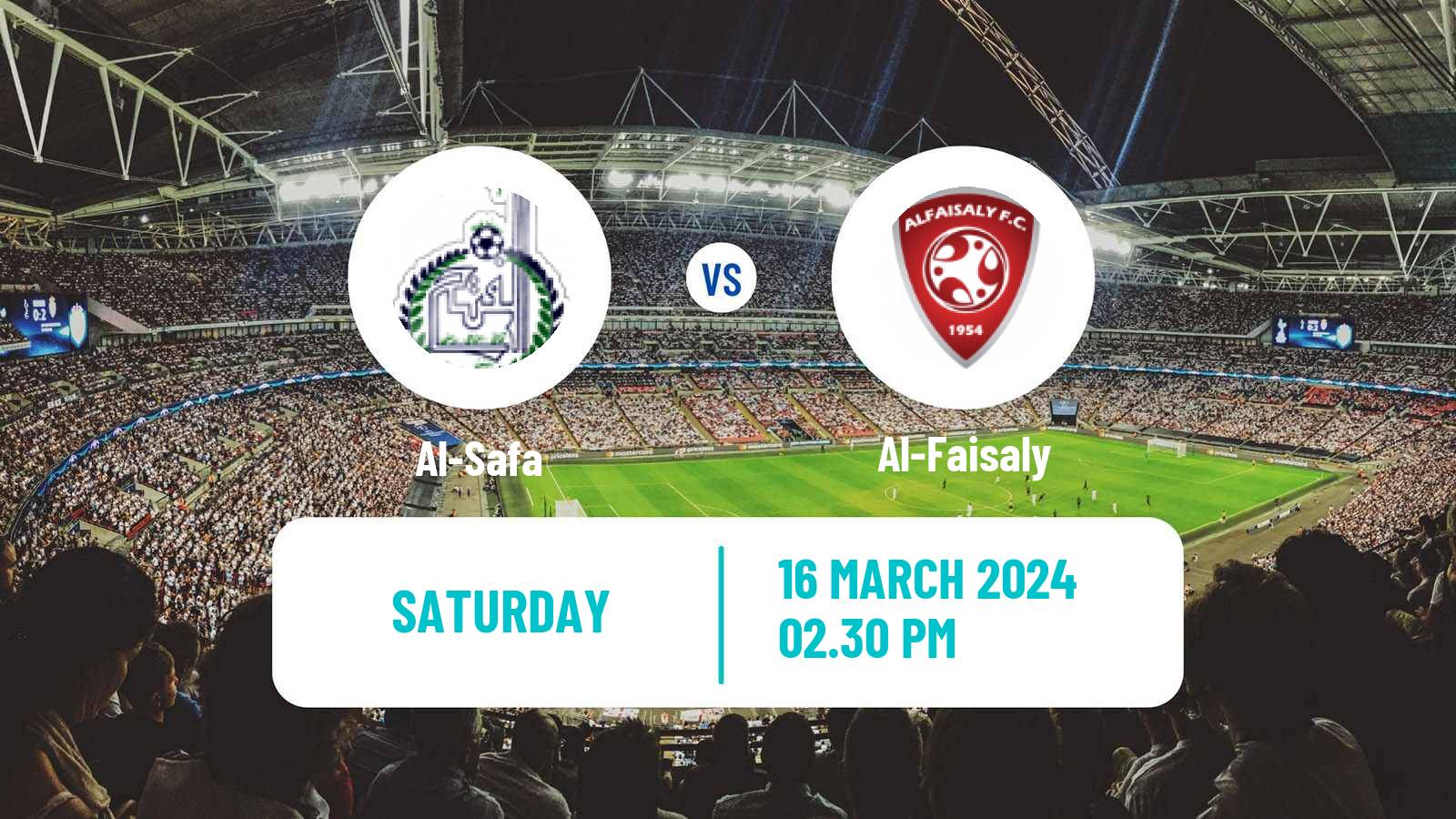 Soccer Saudi Division 1 Al-Safa - Al-Faisaly