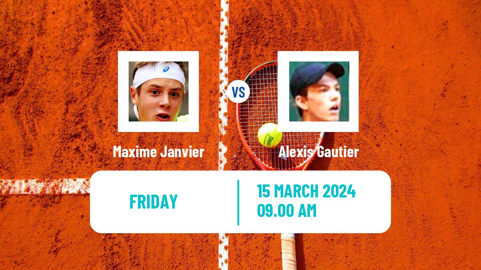 Tennis ITF M25 Creteil Men Maxime Janvier - Alexis Gautier