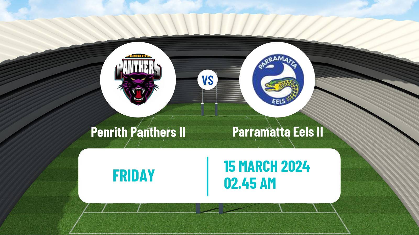 Rugby league Australian NSW Cup Penrith Panthers II - Parramatta Eels II