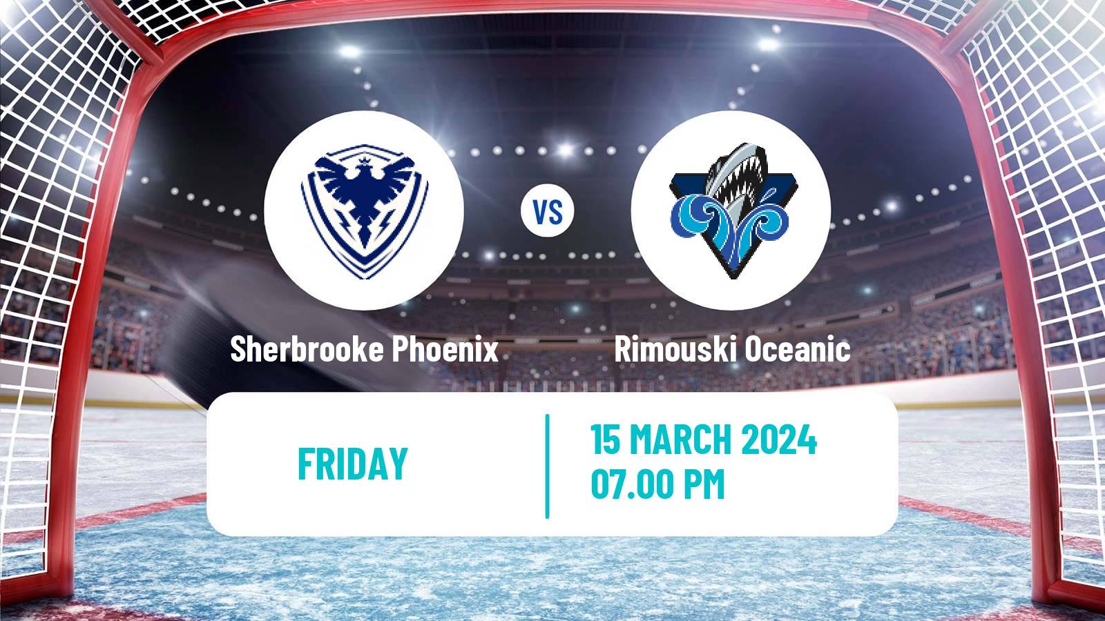 Hockey QMJHL Sherbrooke Phoenix - Rimouski Oceanic